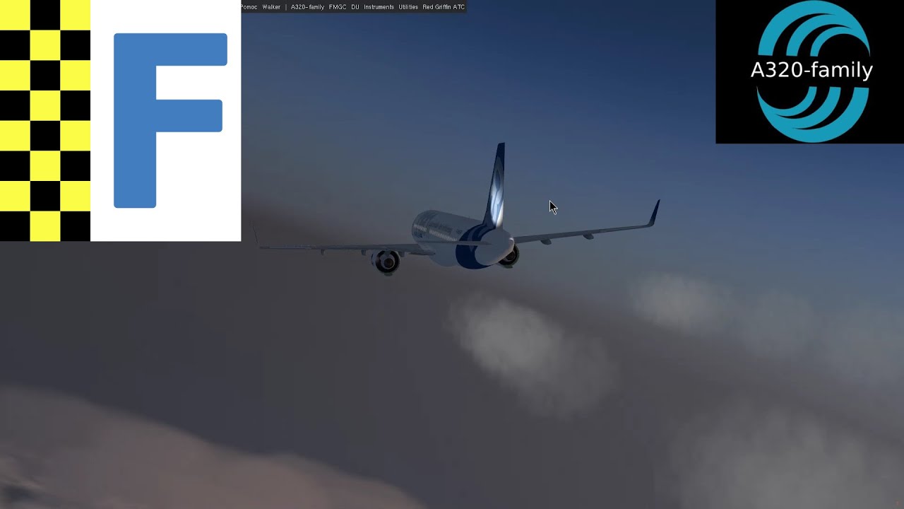 FlightGear 2020 (21) | Airbus A320 - zimowy przelot Innsbruck - Warszawa
