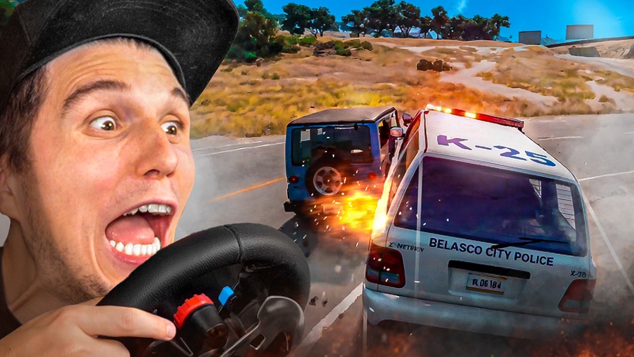 Verfolgungsjagd mit 200kmh endet in TOTALSCHADEN | BeamNG KARRIEREMODUS