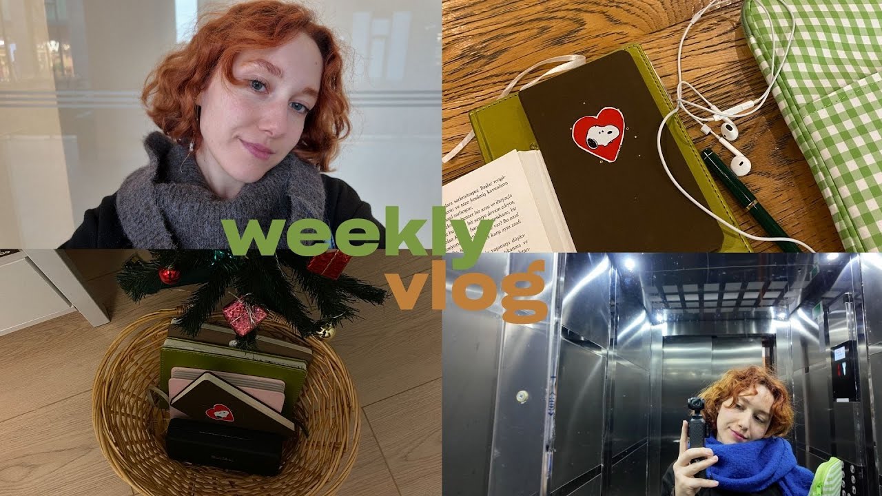 weekly vlog I ders, kahve, kitap dolu bir hafta ve temu alışverişim