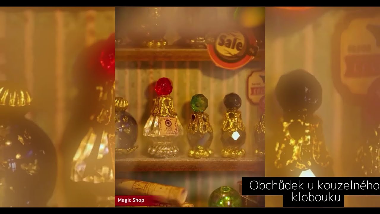 BookNook Obchůdek u kouzeln&eacute;ho klobouku - IIECREATE Magic shop