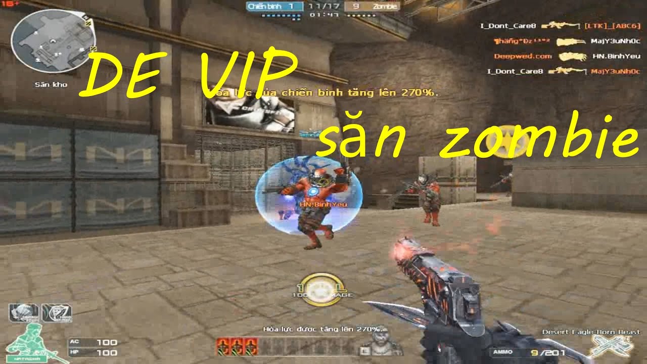 [ Bình Luận CF ] D.E Born Beast - Tiền Zombie v4