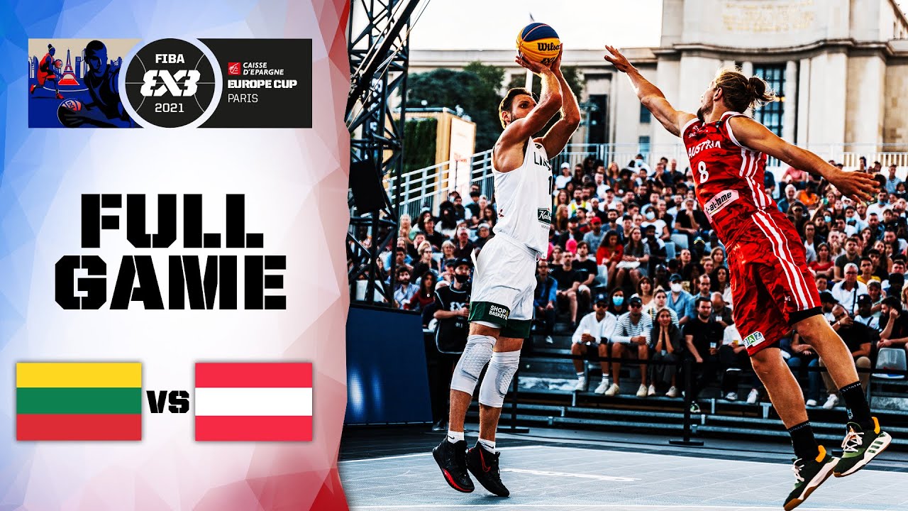 Lithuania v Austria | Men's - Full Game | FIBA 3x3 Europe Cup 2021