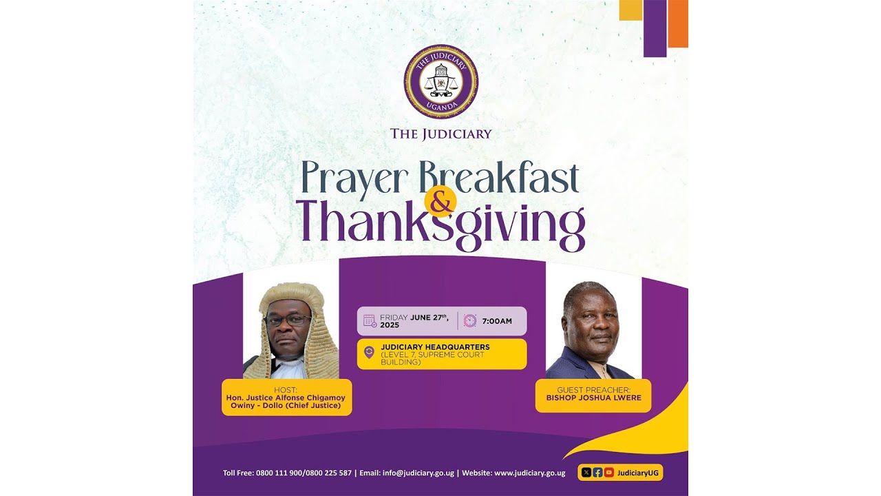 PRAYER BREAKFAST AND THANKSGIVING