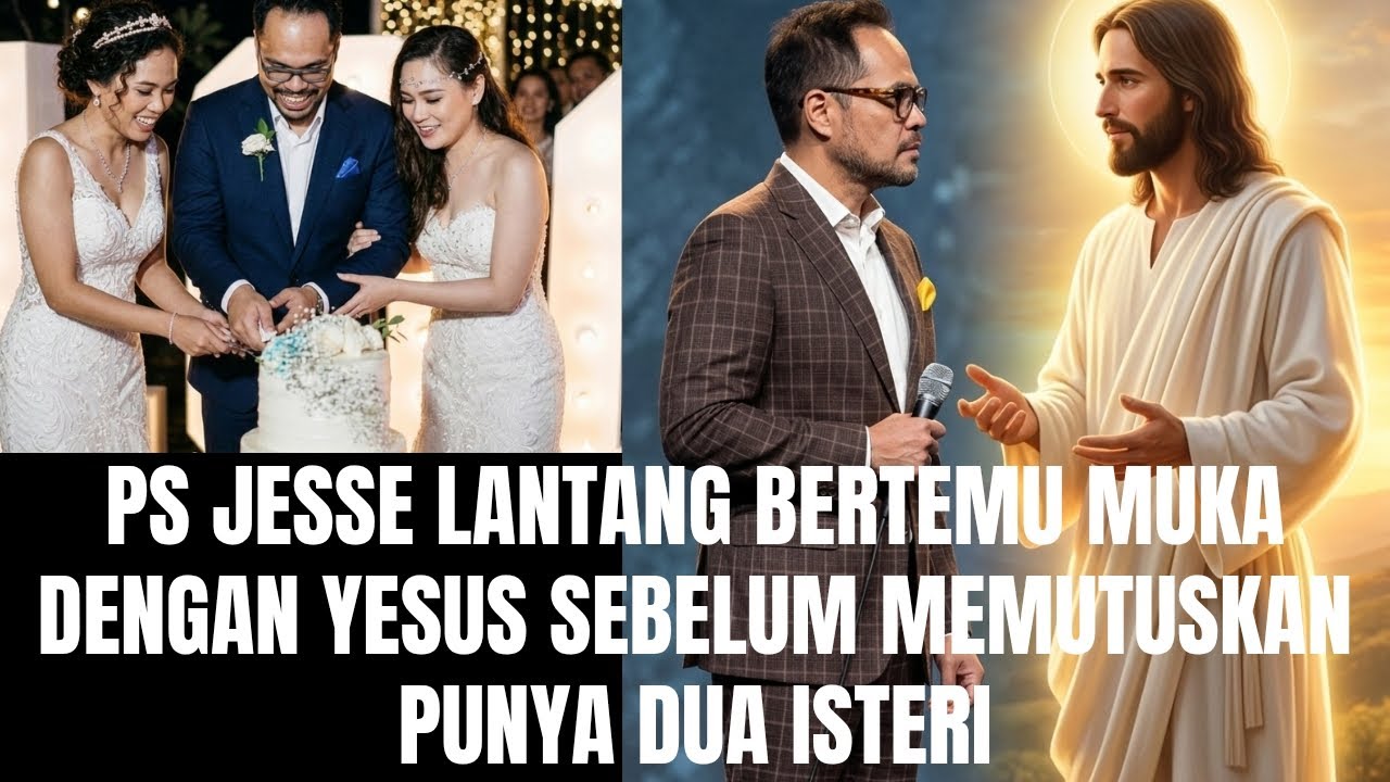 Ps Jesse Lantang bertemu muka dengan Yesus sebelum memutuskan punya dua isteri