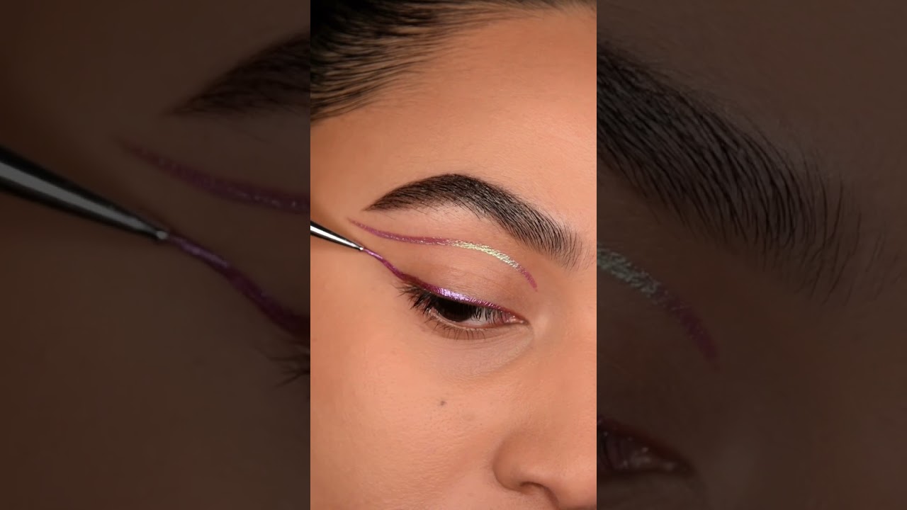 Pink Duo Chrome Graphic Liner Moment ft. Sweetie and Bloody Mary Wet Liners!