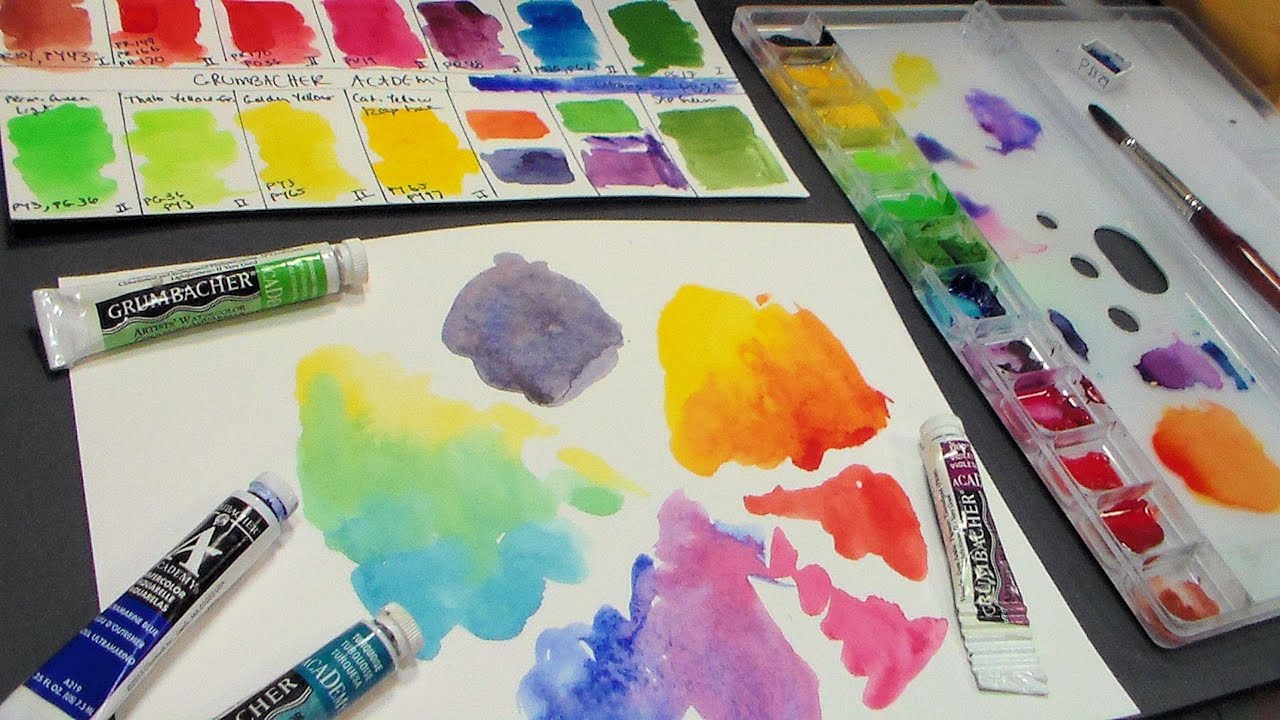 Review: Grumbacher Academy Watercolors