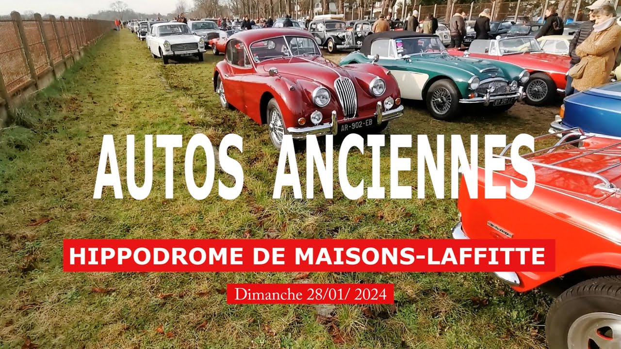Le RDV des AUTOS ANCIENNES &agrave; Maisons-Laffitte - 01/2024
