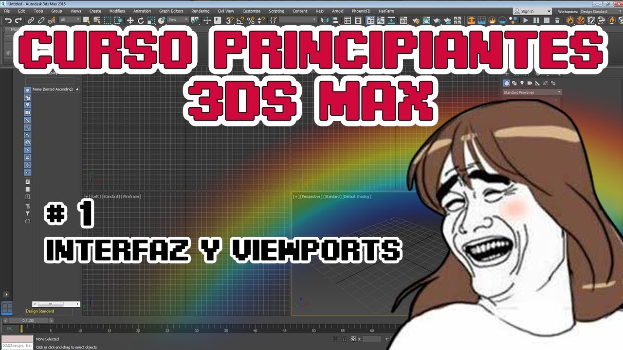 CURSO BÁSICO 3DS MAX - 01 - Interfaz y Viewports
