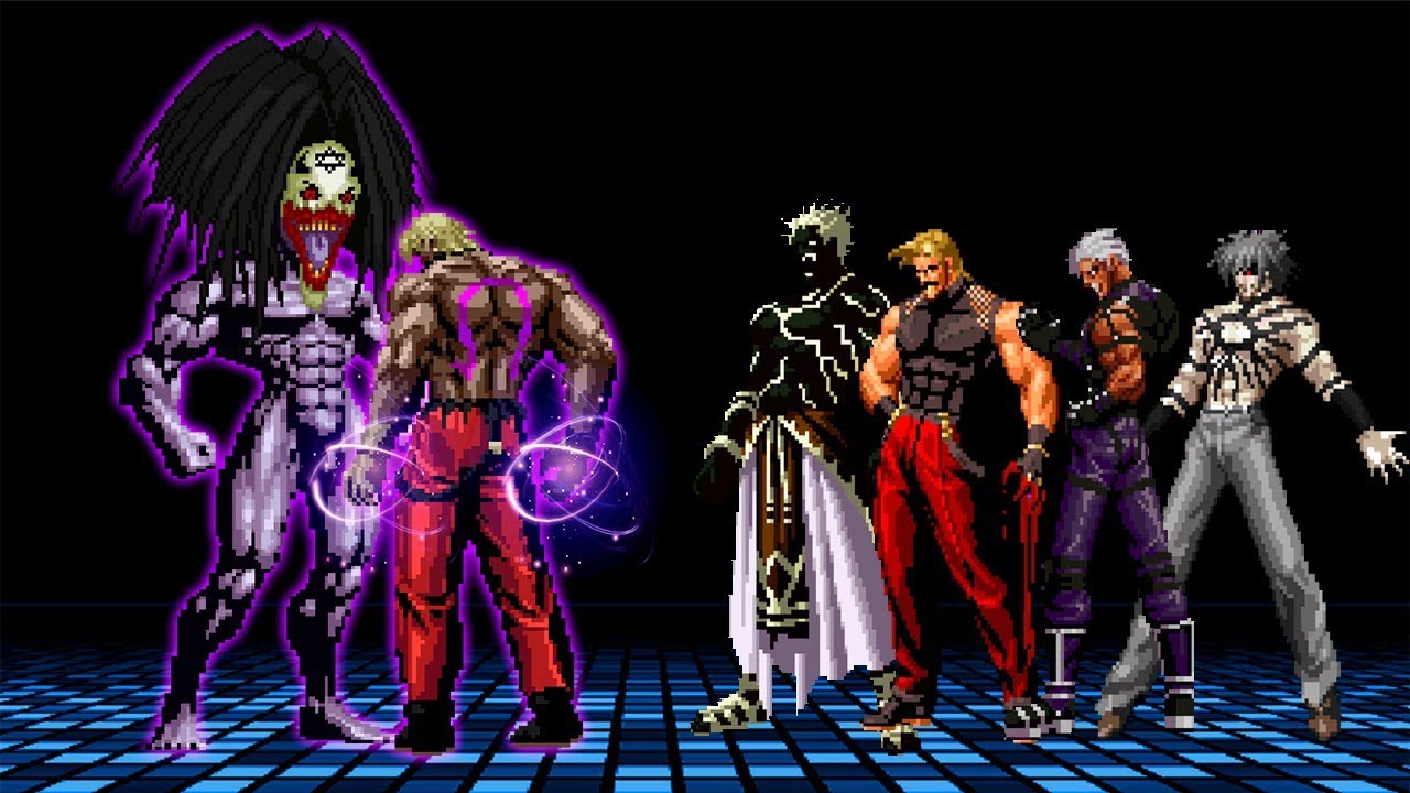 Darkside Rugal-Remake (Showcase) VS KOF Boss Team