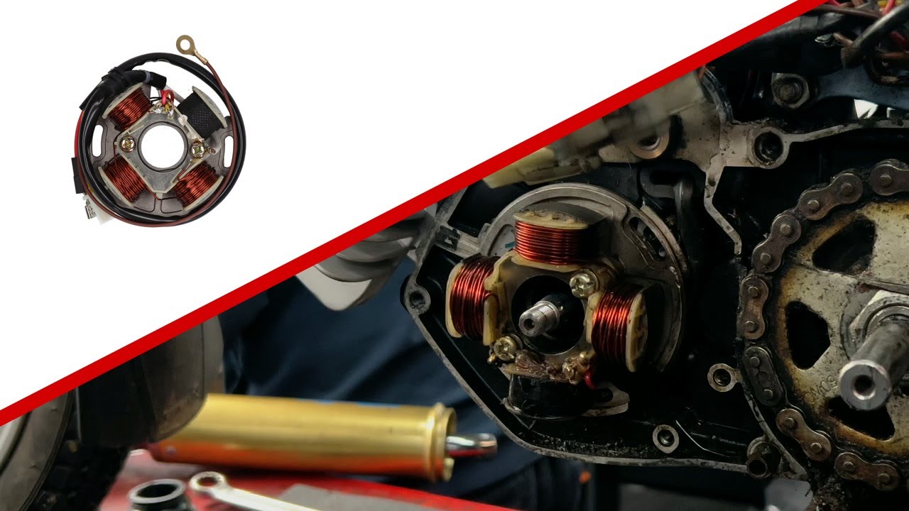 Stator / ontsteking vervangen | Tomos A35