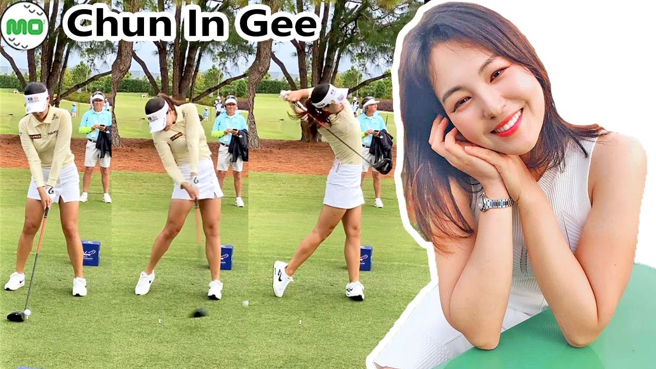 In Gee Chun  田仁智 韓国の女子ゴルフ スローモーションスイング!!!