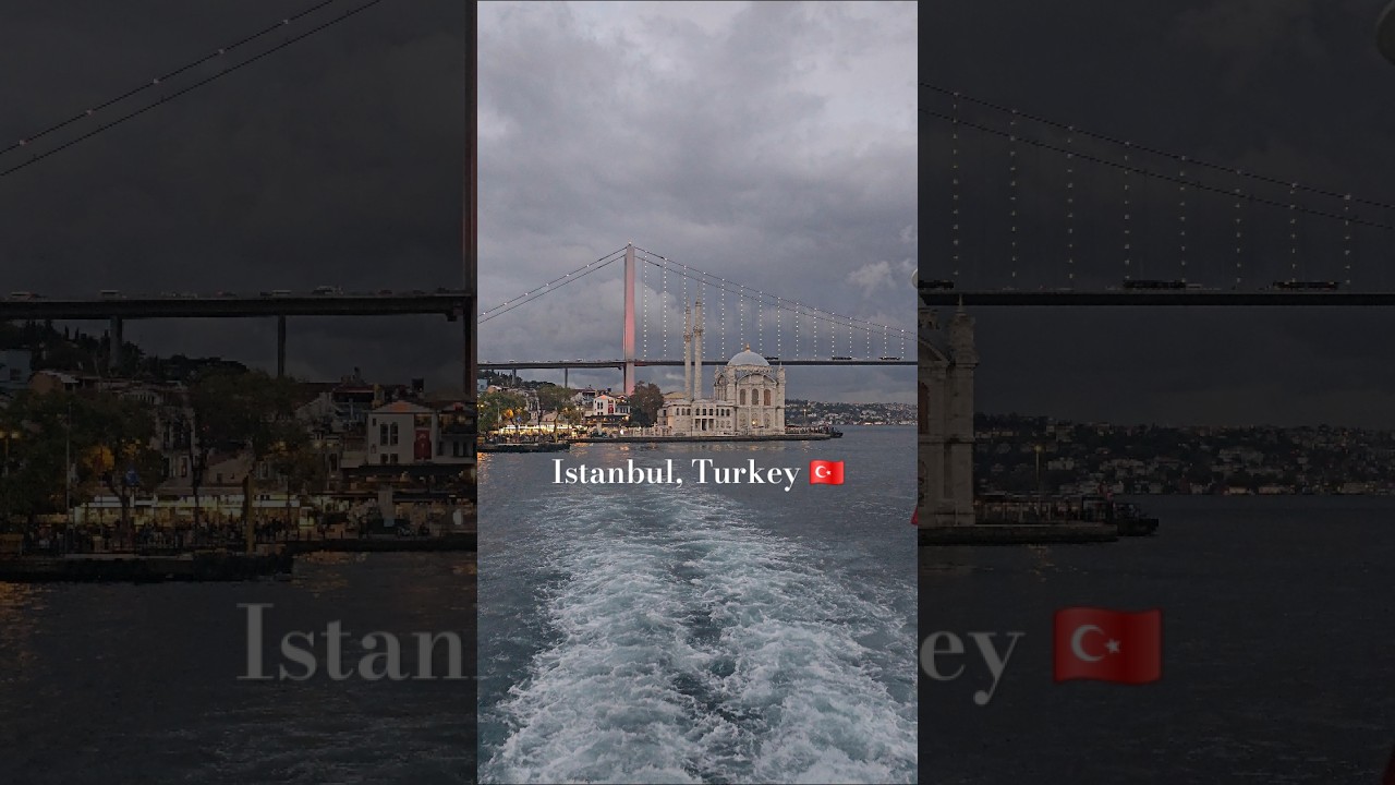 Les lumi&egrave;res du Bosphore : Istanbul comme vous ne l'avez jamais vu 🇹🇷 #travel #istanbul #chill #mood