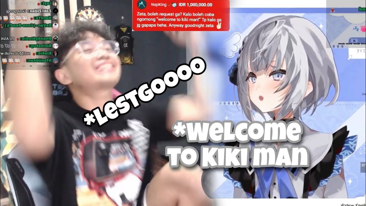 bang Al superchat merah ke Zeta request welcome to Kiki man...[clip naplive]