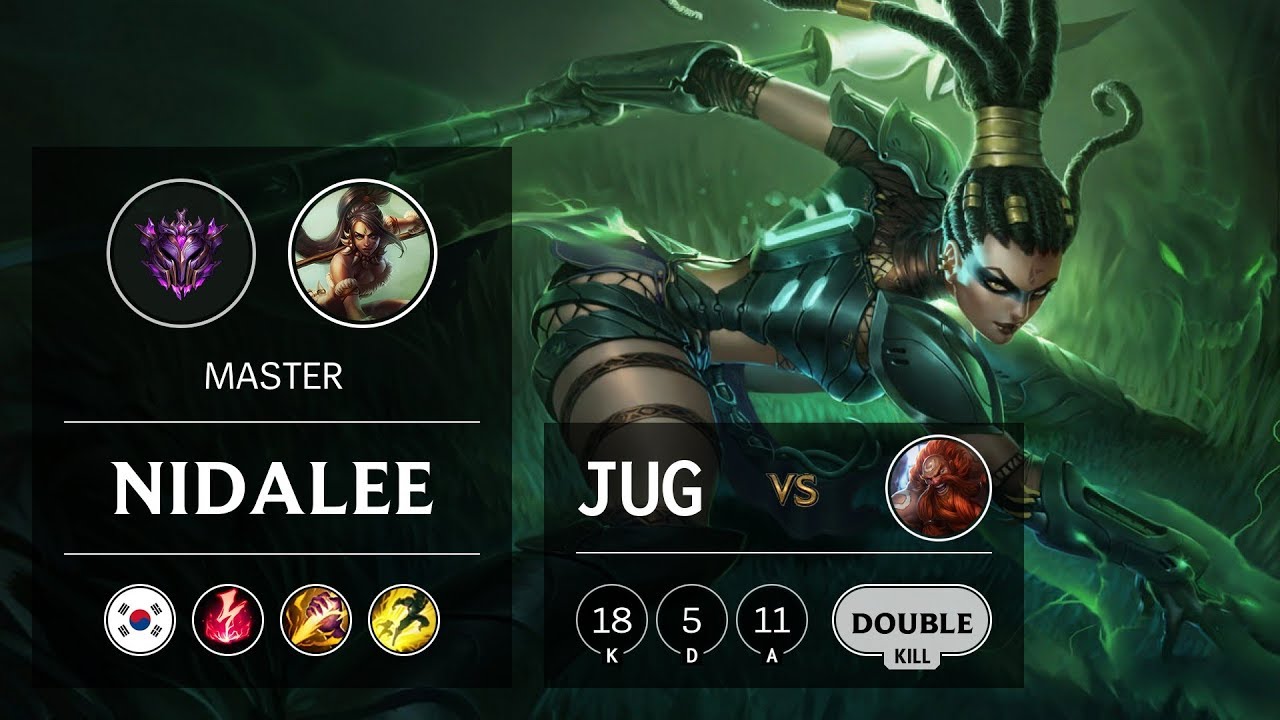 Nidalee Jungle vs Gragas - KR Master Patch 9.13