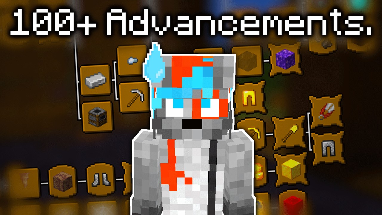 Completing The HARDEST MINING Advancements in Minecraft! | BlazeAndCaves