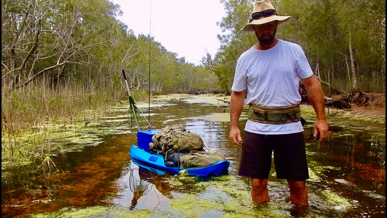 SLUDGE SWAMP..  A Prawning Catch And Cook Adventure..