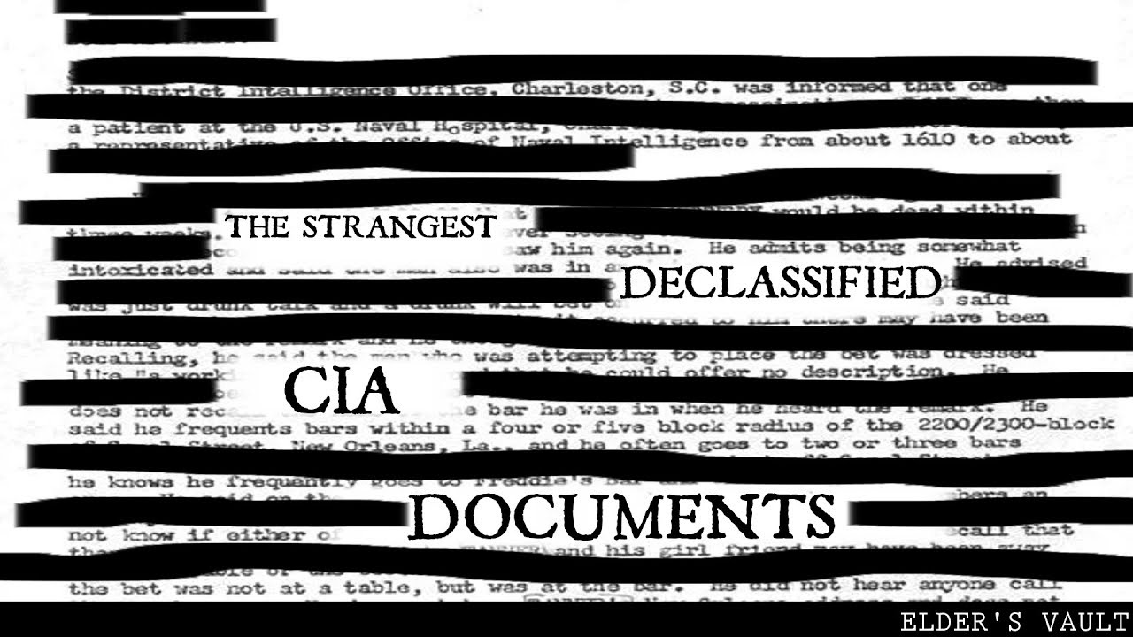 The Strangest Declassified CIA Documents