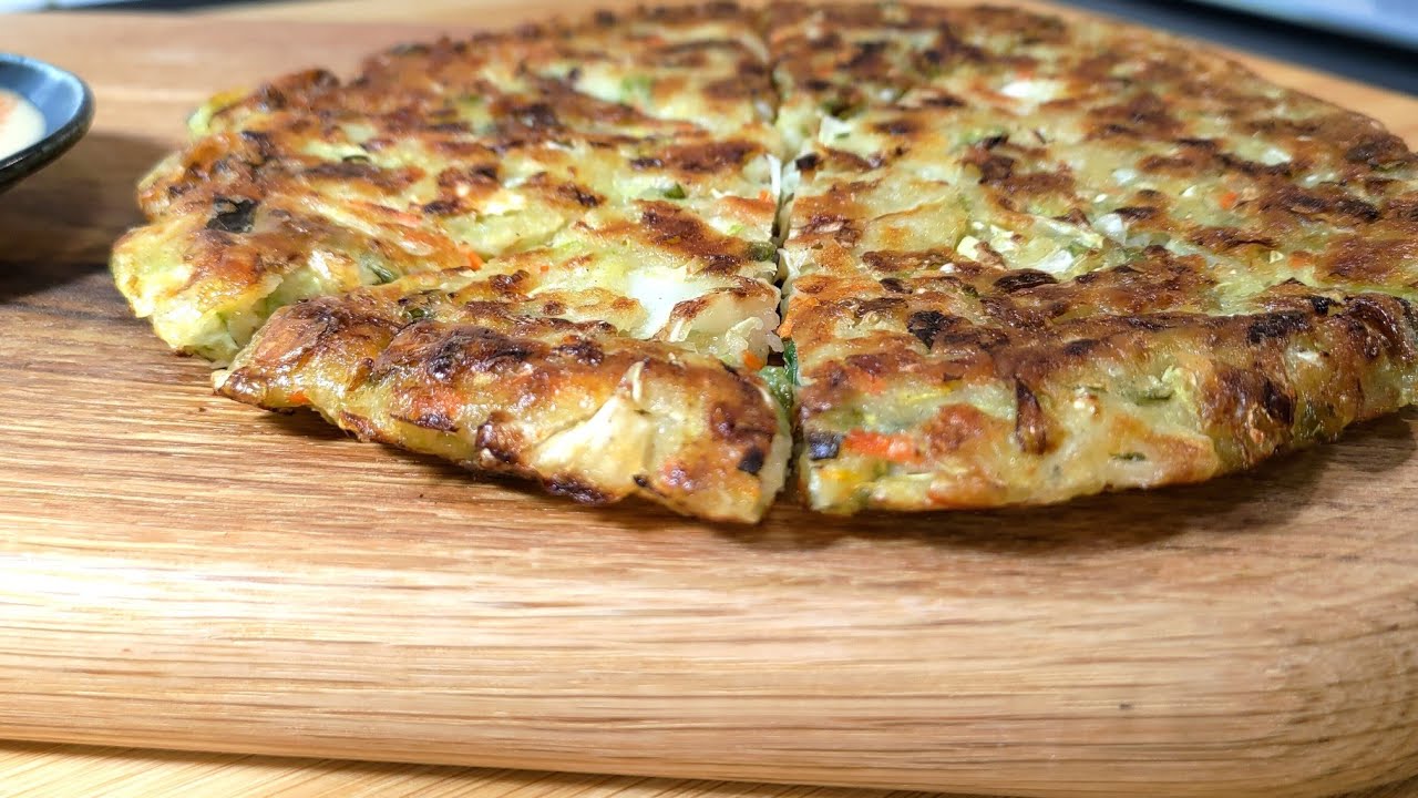 KOREAN VEGETABLE PANCAKE - YACHAEJEON