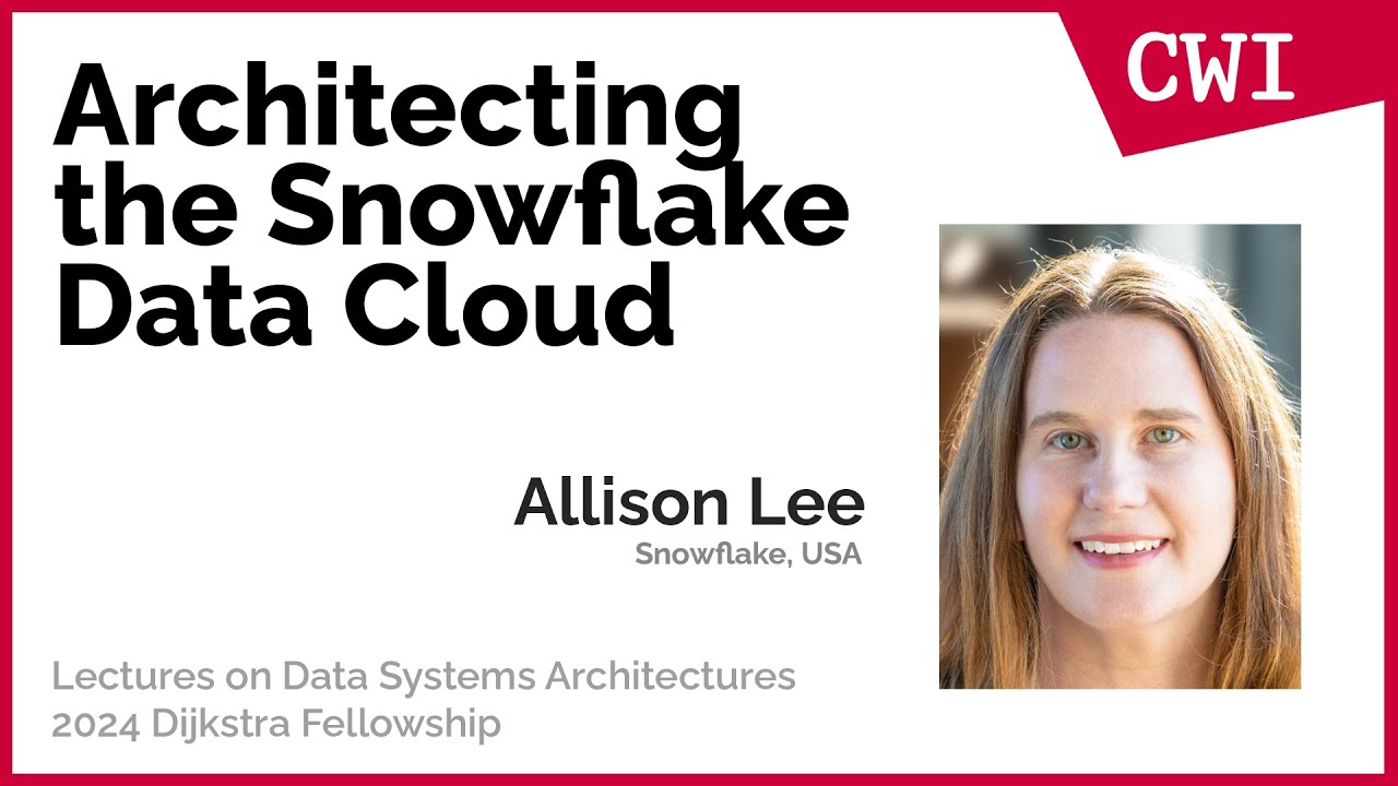 Architecting the Snowflake Data Cloud by Allison Lee (Dijkstra Award 2024)