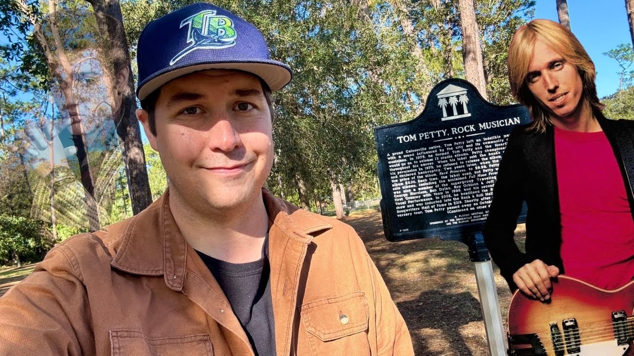 Tom Petty Historical Marker NEW In Gainesville FL & WHERE TOM PETTY MET ELVIS - Christmas Tree Quest