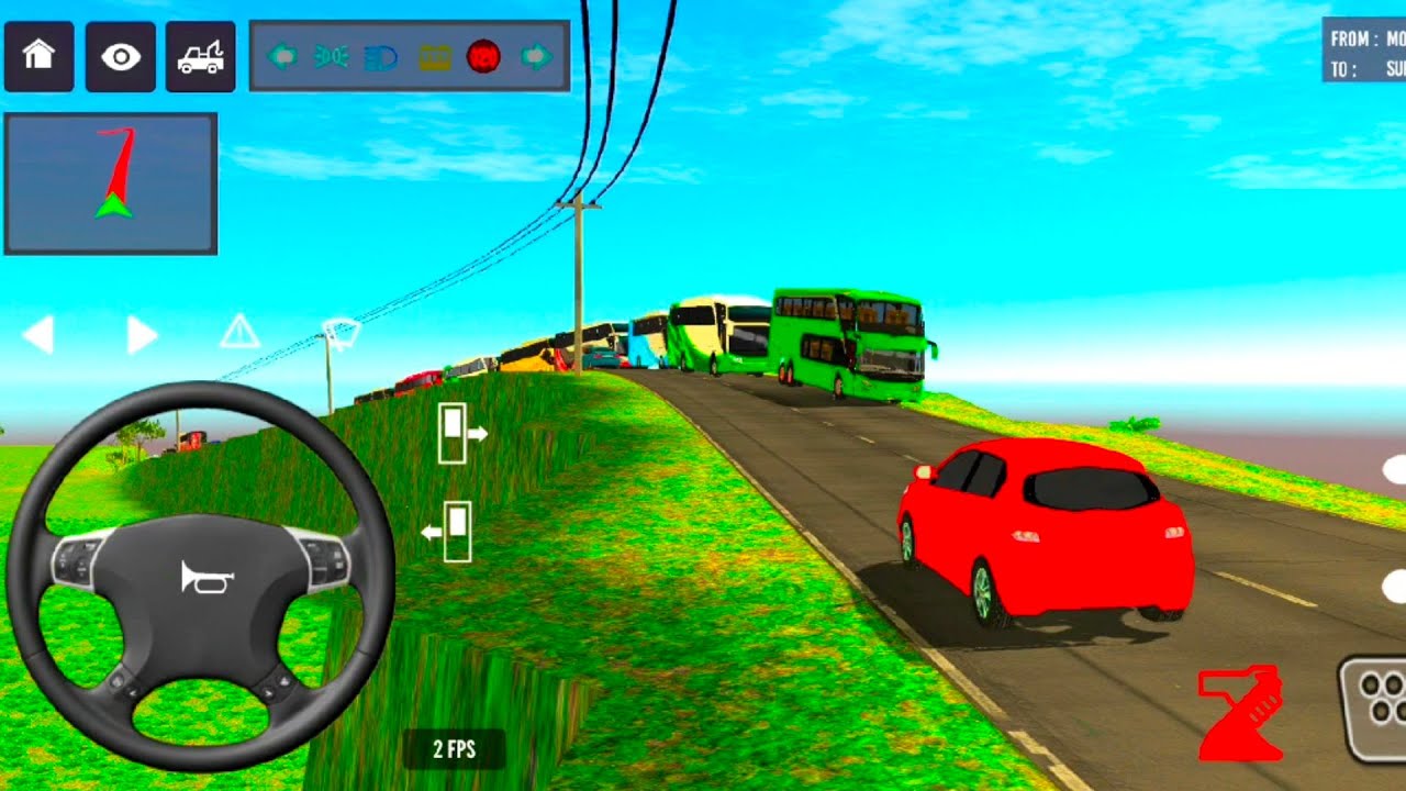 euro coach bus simulator 😱🚌 || new coach bus simulator part - 6  Android gameplay