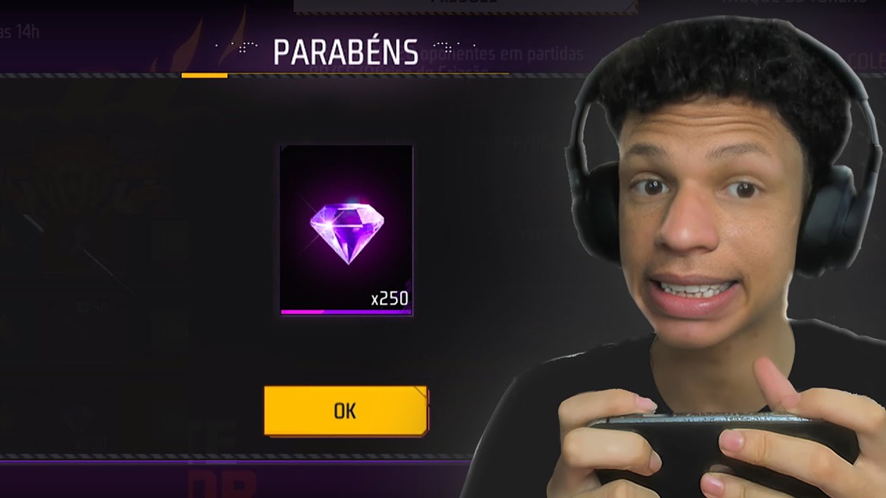 COLETEI DIAMANTES ROXOS PELA PRIMEIRA VEZ NO FREE FIEE 