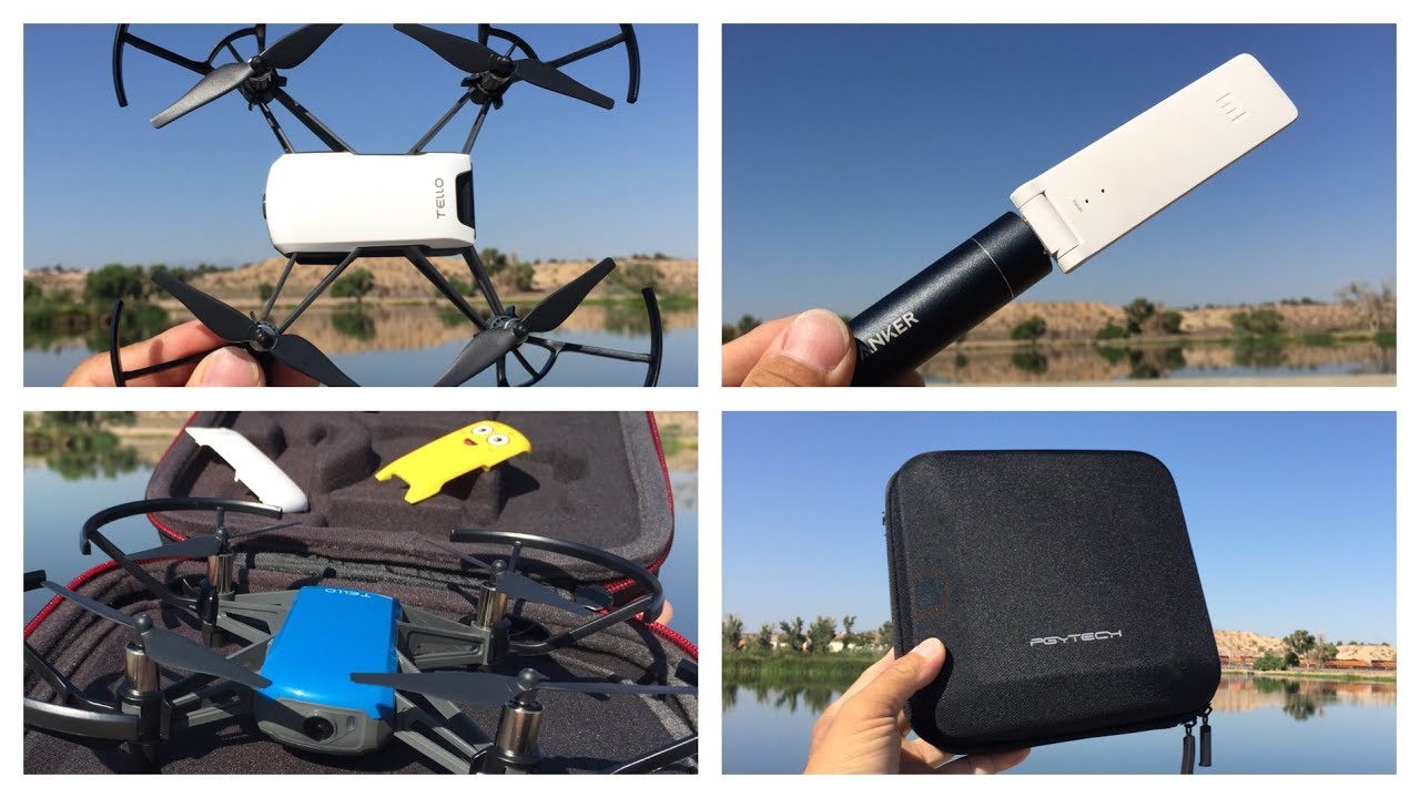 DJI Ryze Tello, a WIFI repeater, canopy shells and a Case!!!