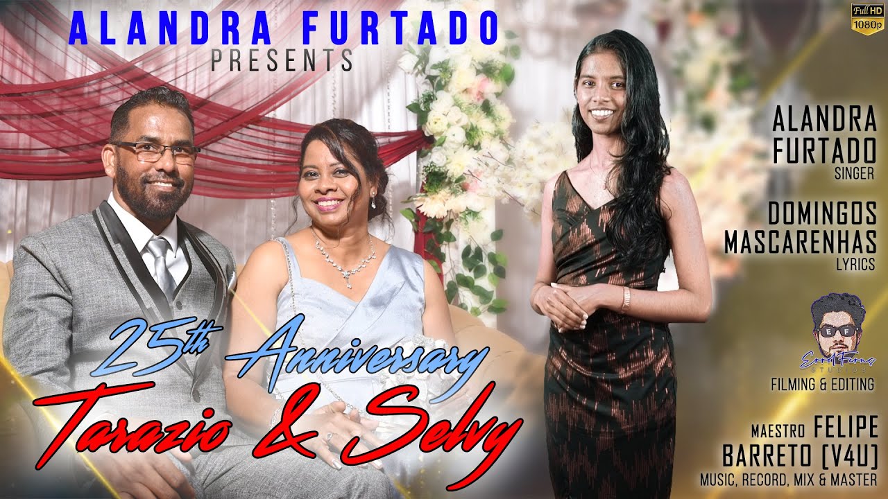 New Konkani Toast Song | Silver Wedding Anniversary |TARAZIO & SELVY |03-10-2024| By Alandra Furtado