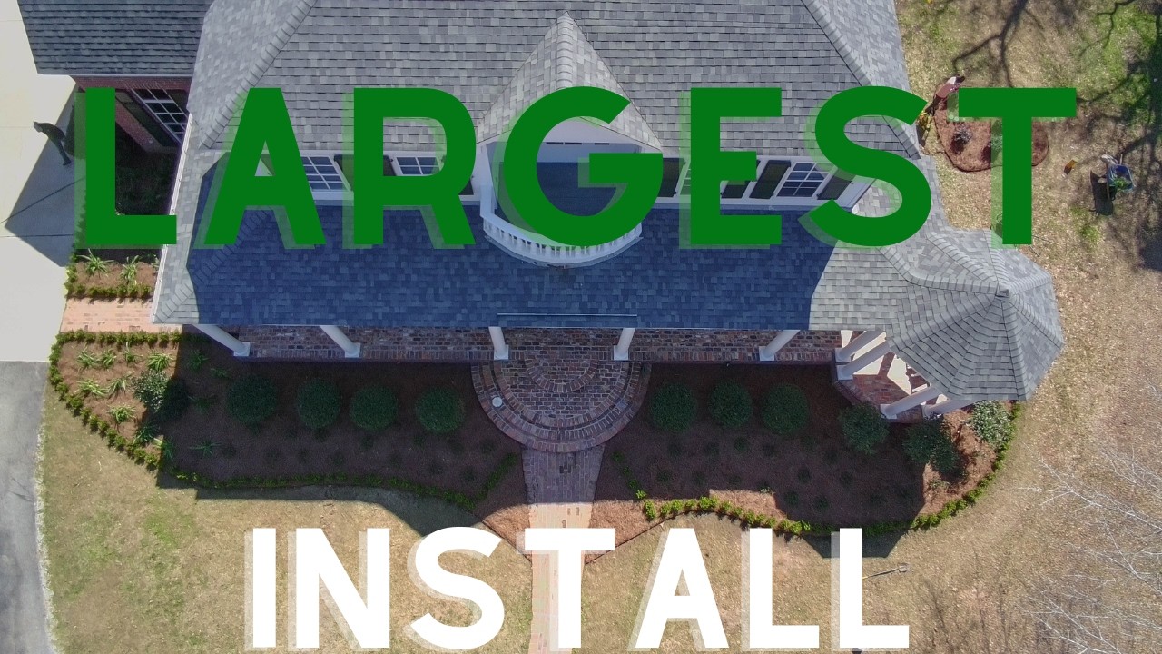 Our LARGEST Garden Bed Install to Date! | Landscape Design Install [REUPLOAD]