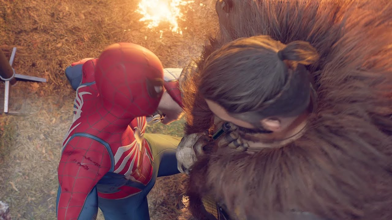 A primeira luta contra Kraven- Spider-Man 2