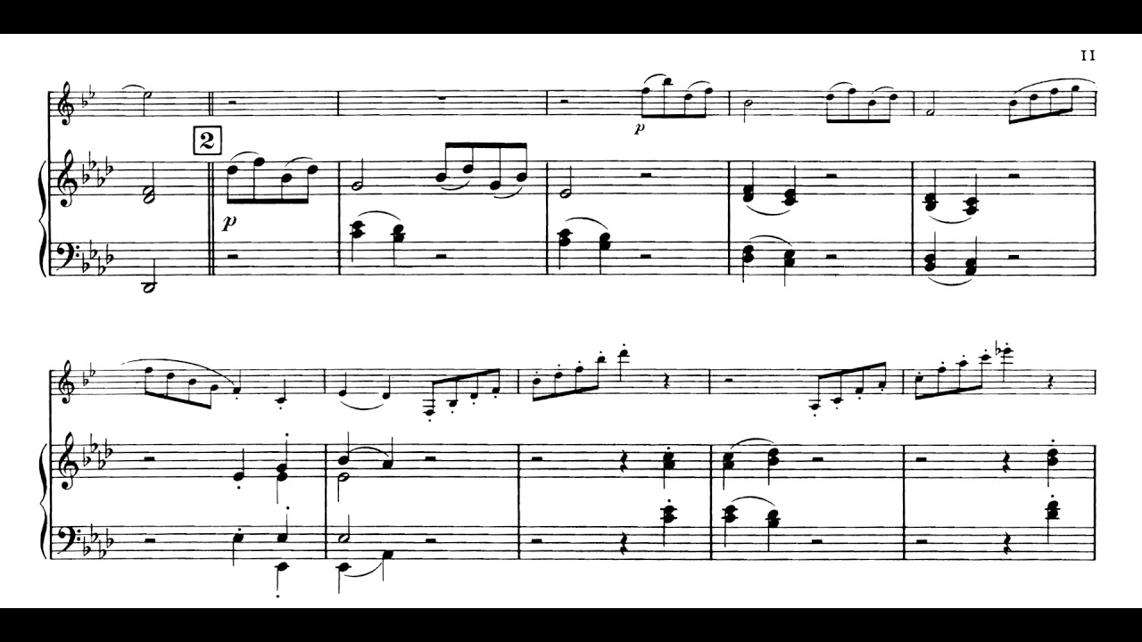 Saint-Sa&euml;ns - Clarinet Sonata, 2nd Mov. (piano accompaniment)