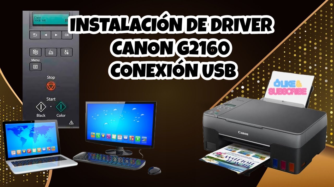 CANON G2160 🖨️✅ - INSTALACIÓN DRIVER FACIL Y RAPIDO 🔥🔥