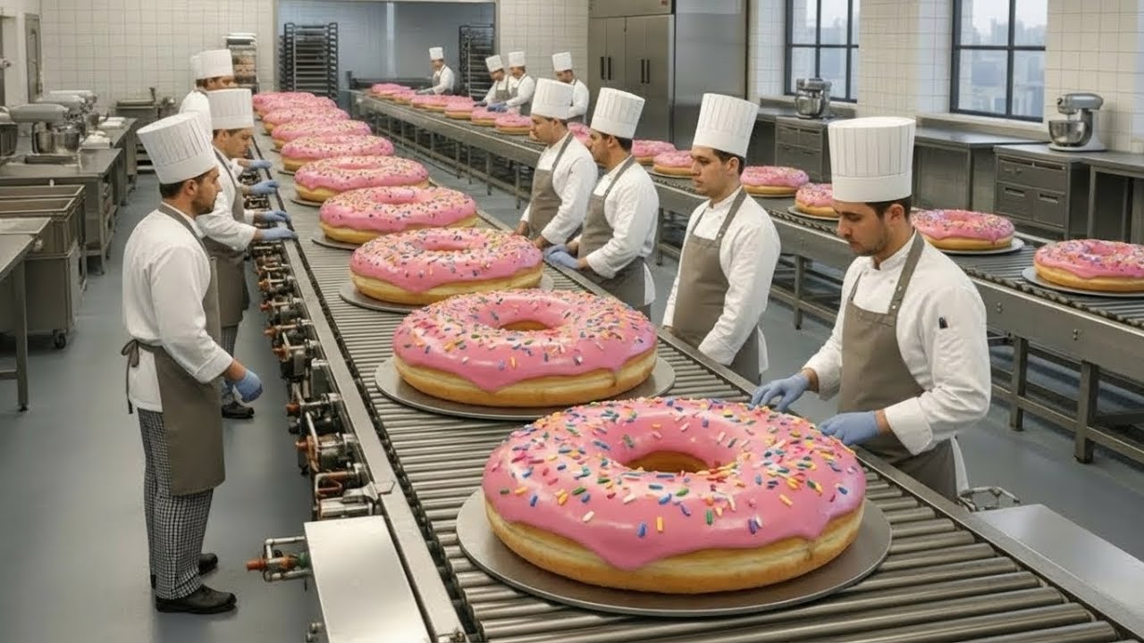 What REALLY Happens Inside a Dunkin Donut Factory
