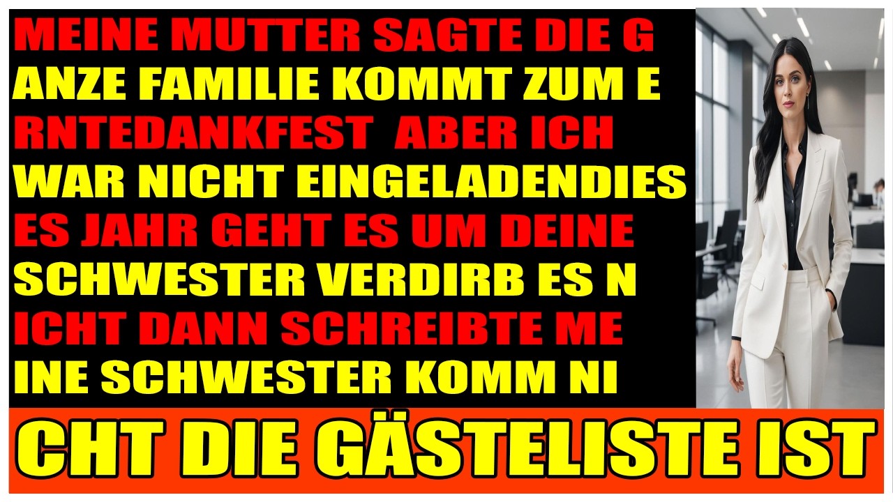 Von Thanksgiving ausgeladen  Dann rief Dad panisch Sie wechseln die Schlösser