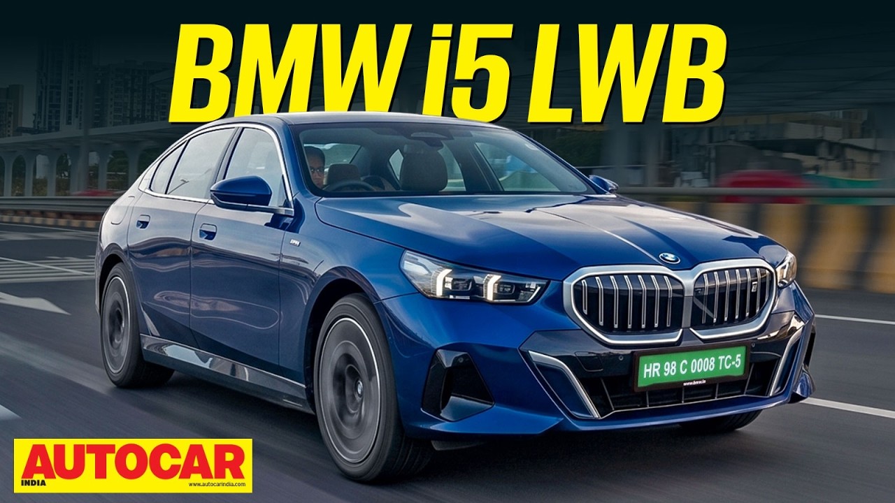 BMW i5 LWB - Electric 5 Series is up in size and down in price | First Drive | Autocar India