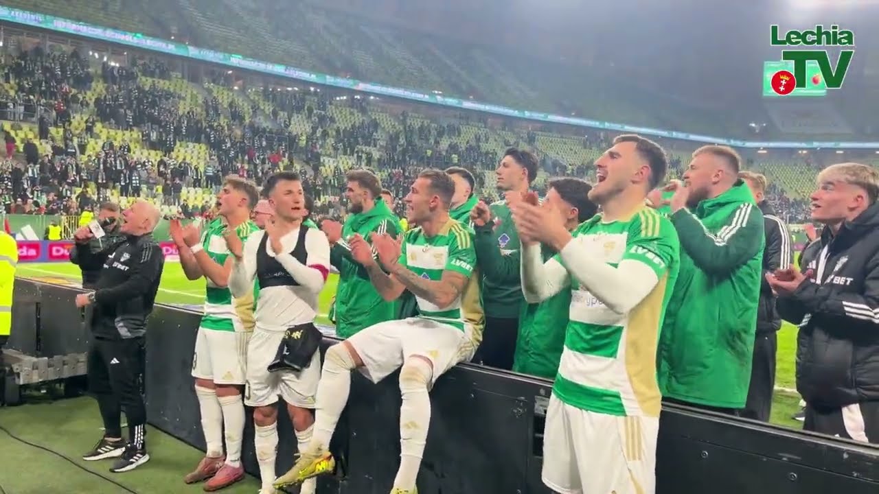 JEDZIEMY LECHIA GDAŃSK!!! - pomeczowa radość