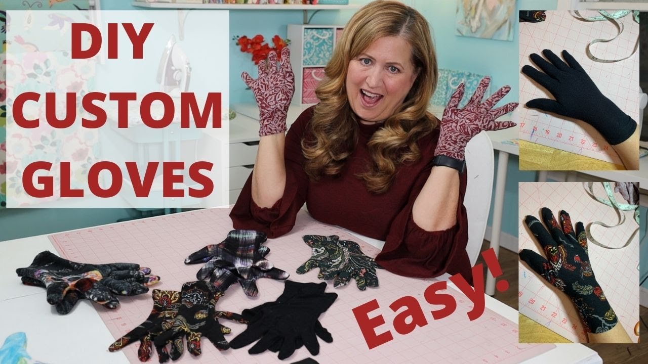DIY Sew Your Own Custom Gloves - Great Xmas Gifts!
