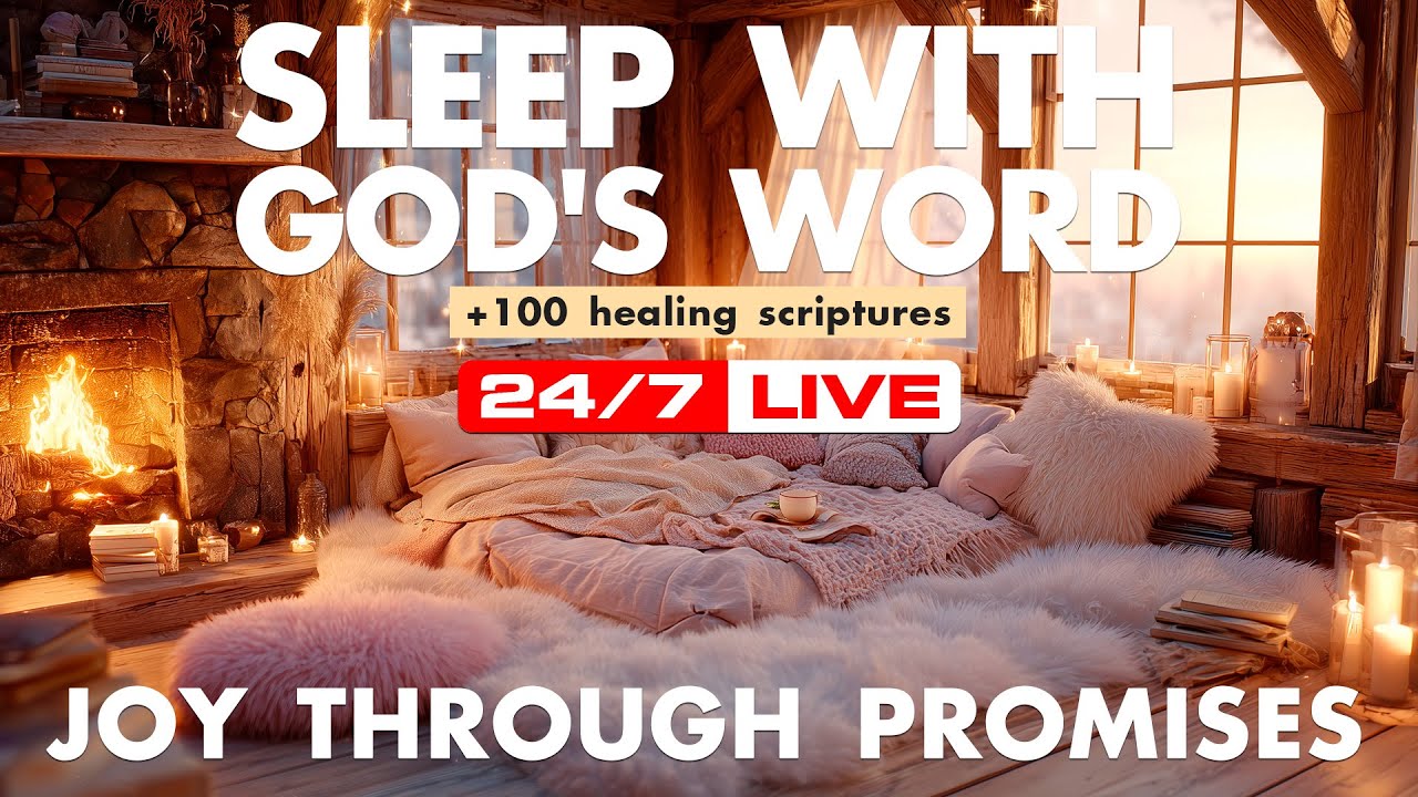 Promises of God forever. Relaxing scriptures for sleep peacefully. Scripture sleep meditation gently