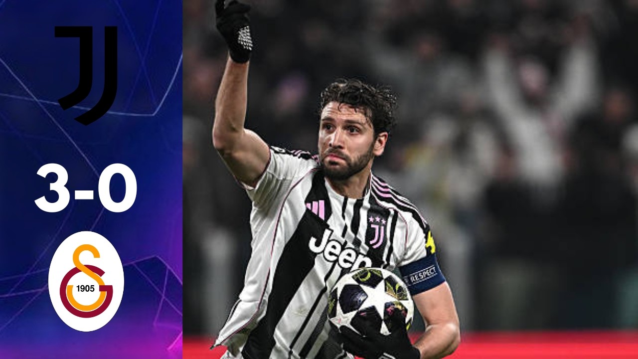 JUVENTUS 3-0 GALATARAY | UEFA Champions League Highlights | The Battle of Turin!