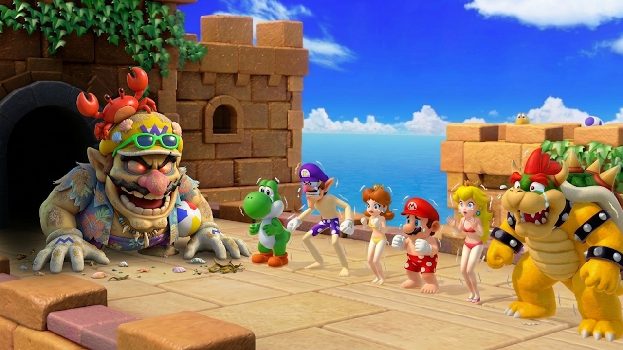【スーパーマリオパーティ】ミニゲームマリオVsルイージ VsピーチVsワリオ(CPU最強 たつじん)