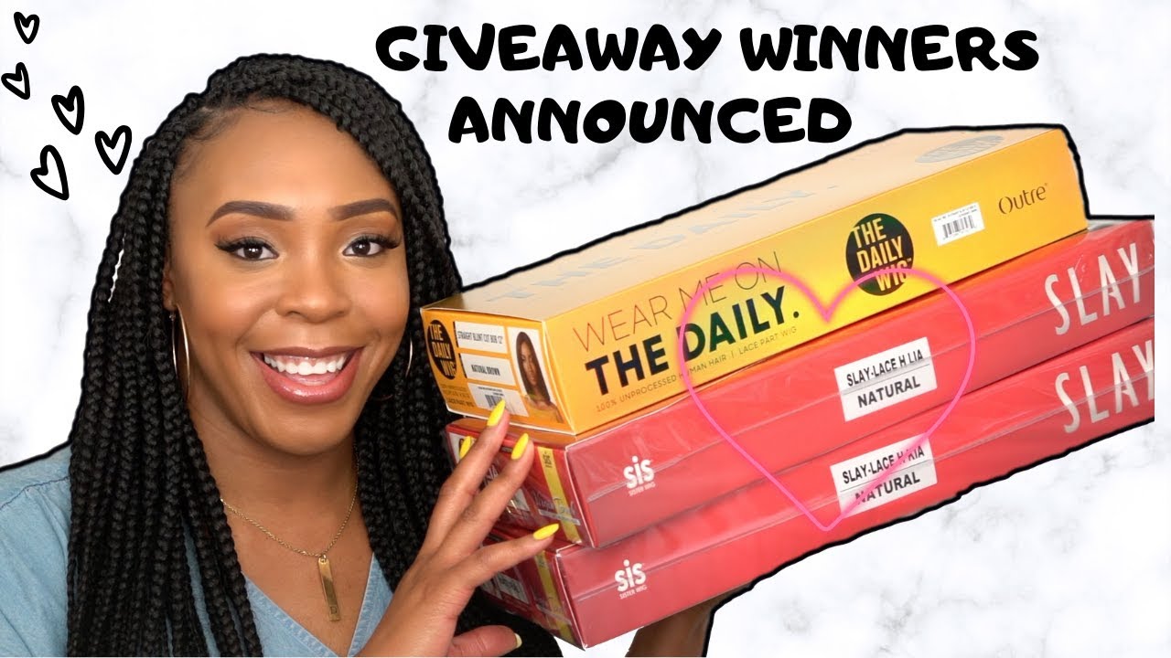 GIVEAWAY WINNERS ANNOUNCED🎉 06/19 --/WIGTYPES.COM
