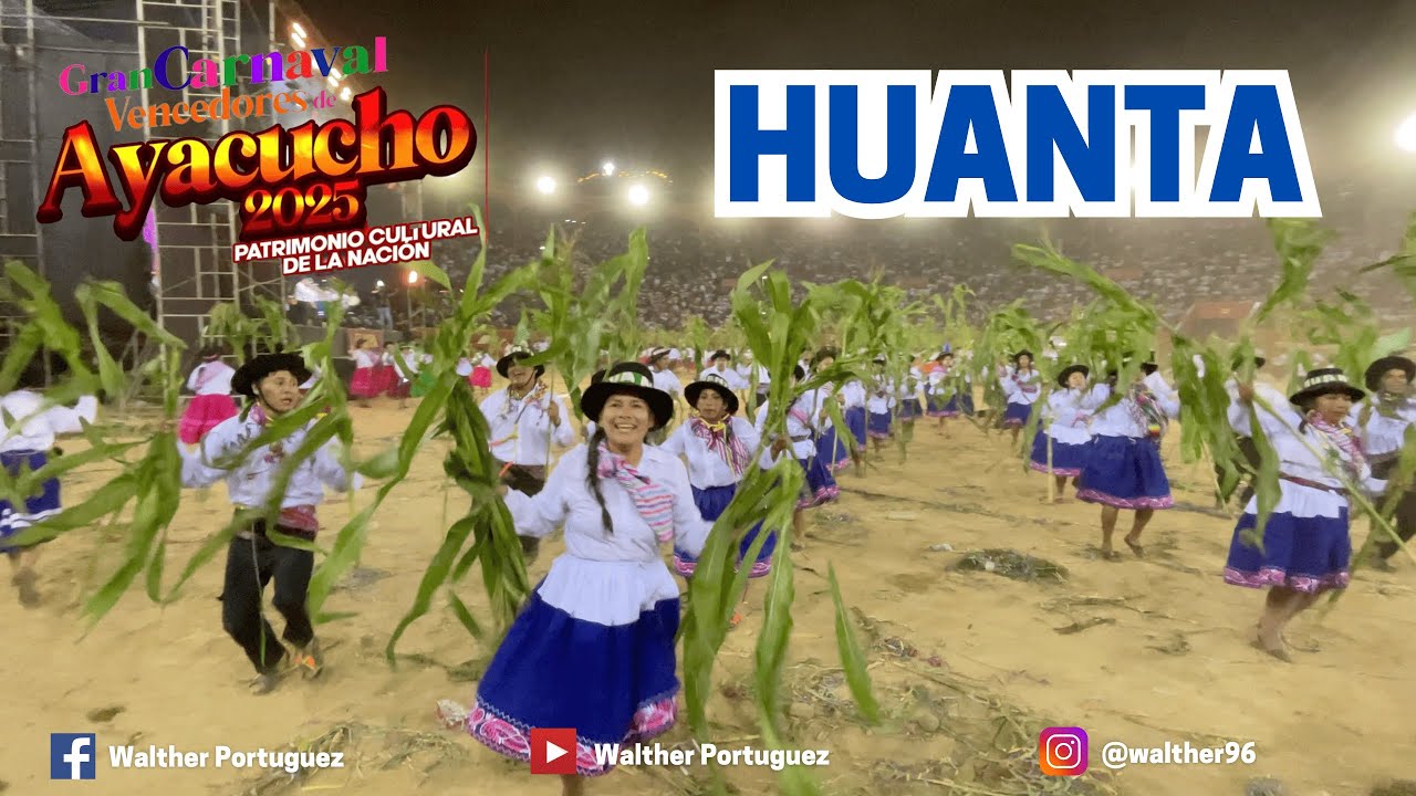 Carnaval Vencedores de Ayacucho 2025 FEDIPA-Plaza de Acho |Comparsa de Huanta |