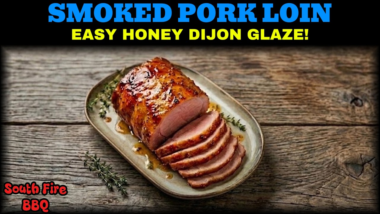 Honey Dijon Smoked Pork Loin: Easy & Delicious