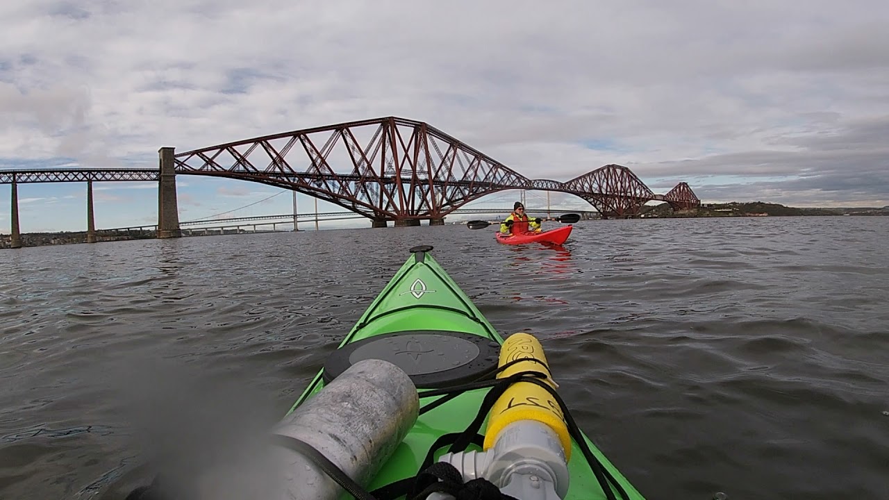 Sea Kayaking, Firth of Forth, Edinburgh, Scotland in Dagger Stratos 14.5 kayaks