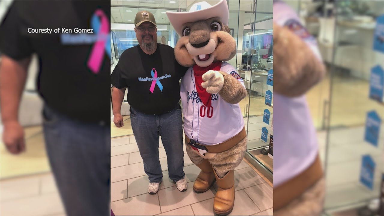 A male breast cancer survivor uses his story to bring awareness