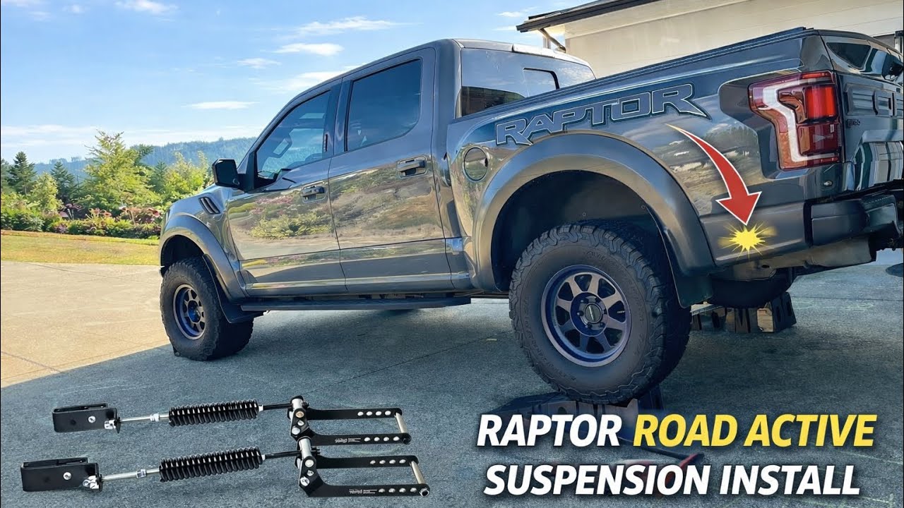 Ford Raptor RoadMaster Active Suspension #RAS Install + Review!