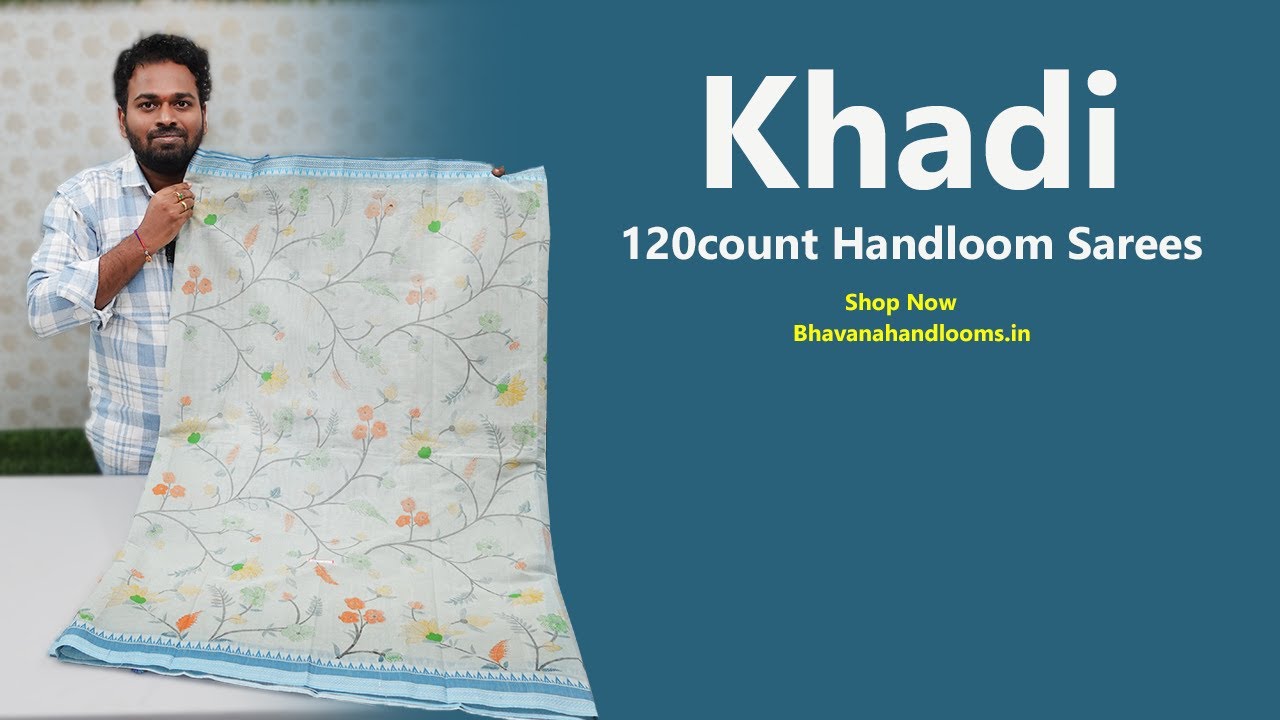 Khadi Handloom Sarees 120count | New Collections | Mana Handloom Sarees