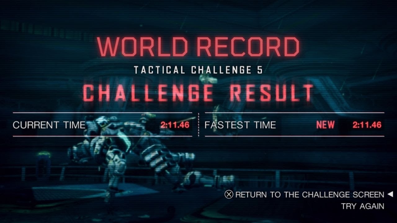 Vanquish - Tactical Challenge 5 - 2:11.46 [Former World Record]