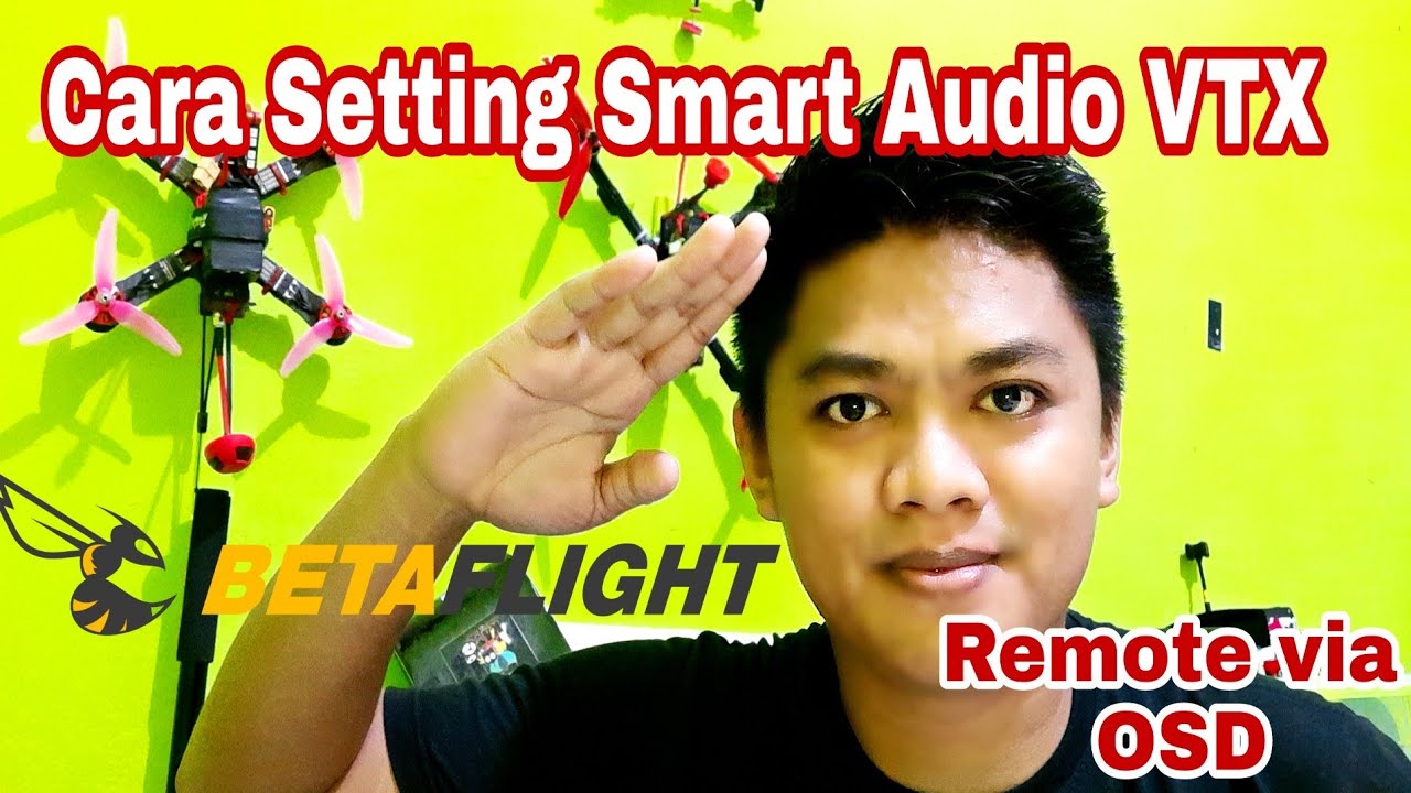 Cara Setting SmartAudio / Tramp  VTX Drone Bahasa Indonesia | Ganti CH dan Band melalui OSD