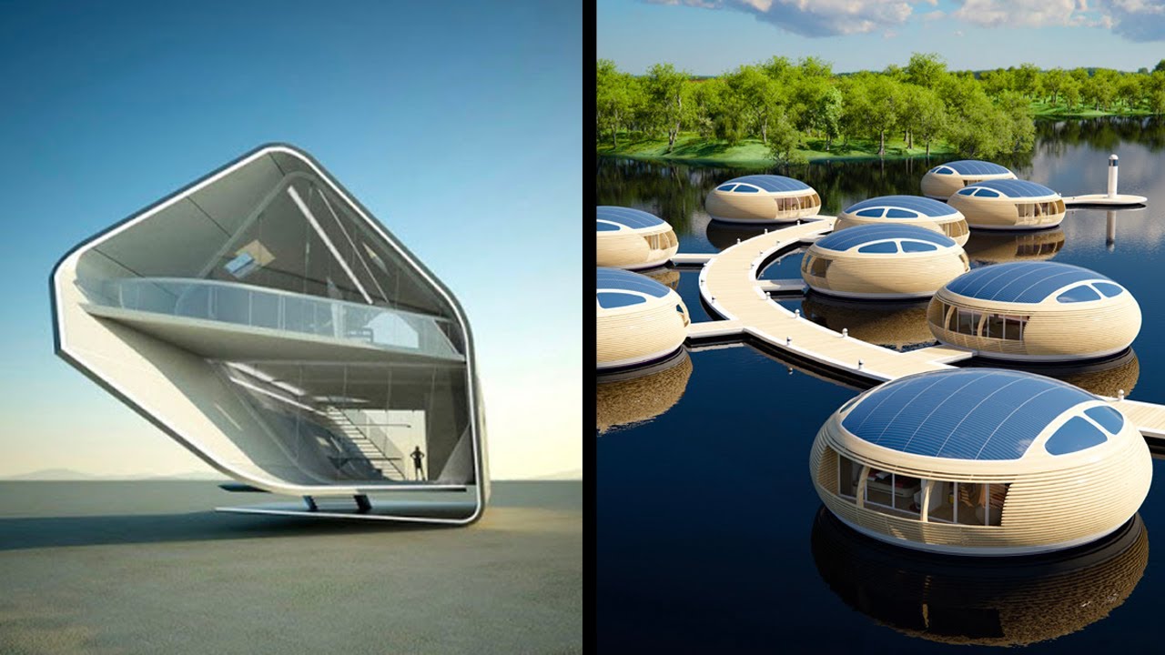 5 MAISONS DU FUTUR COMPLÈTEMENT RÉVOLUTIONNAIRES
